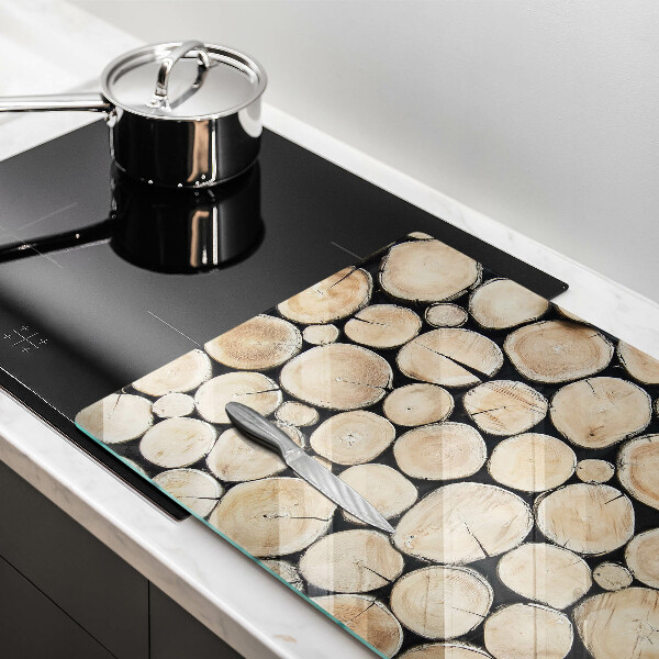 Kryt na indukčnú dosku Drevené kmene stromov