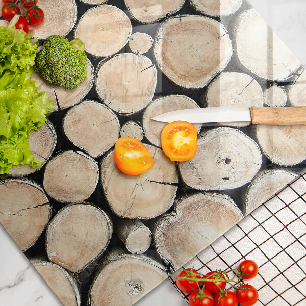 Kryt na indukčnú dosku Drevené kmene stromov