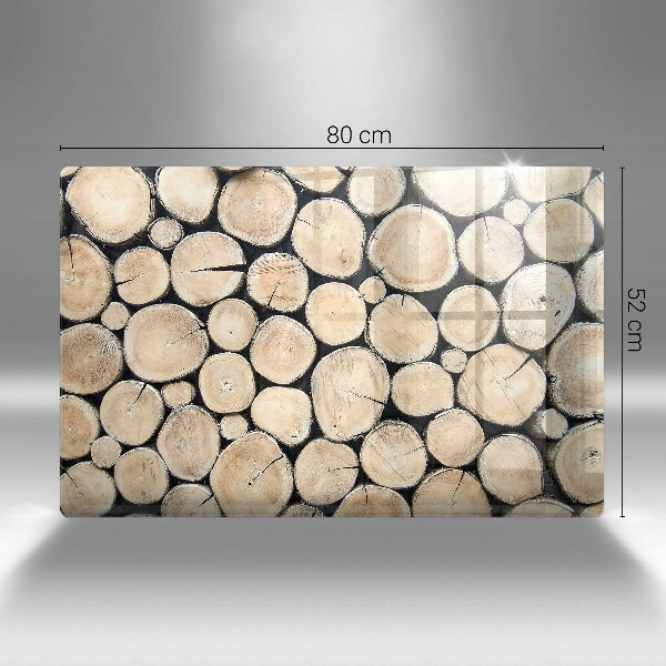 Kryt na indukčnú dosku Drevené kmene stromov