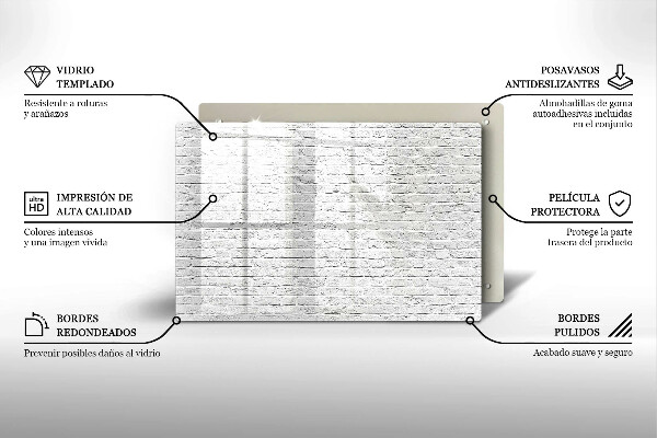 Sklo za varnú dosku Murovaná stena