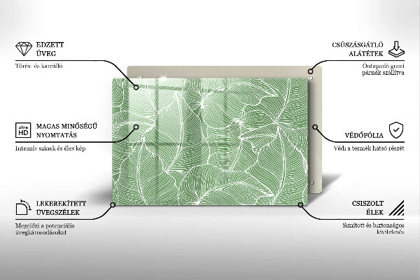 Krycia doska na sporák Lineárne listy