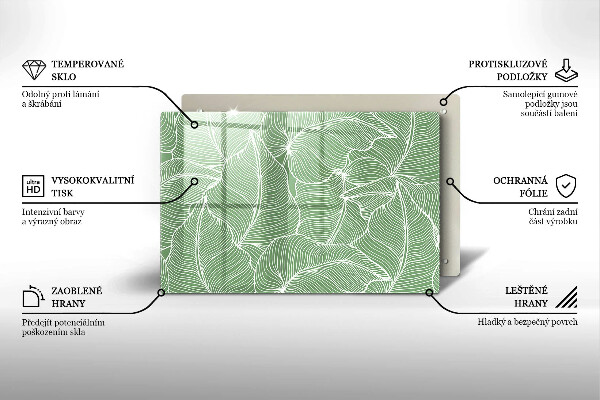 Krycia doska na sporák Lineárne listy