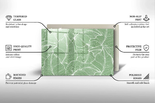 Krycia doska na sporák Lineárne listy