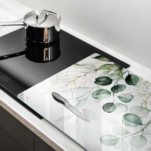 Krycia doska na sporák Maľované rastliny