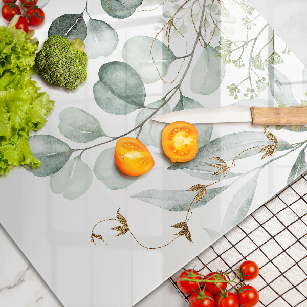 Krycia doska na sporák Maľované rastliny