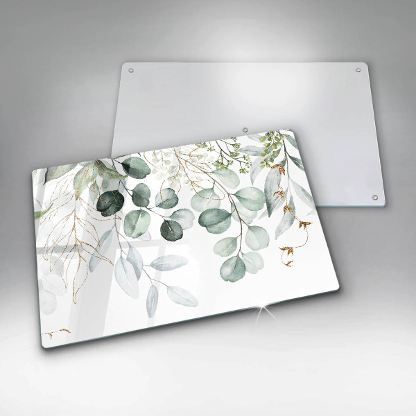 Krycia doska na sporák Maľované rastliny