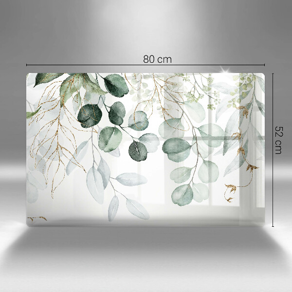 Krycia doska na sporák Maľované rastliny