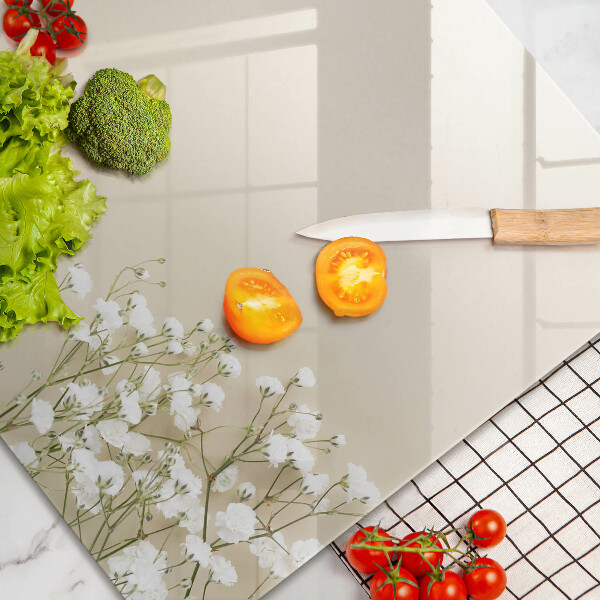 Sklo za varnú dosku Sadrové boho kvety