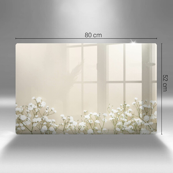 Sklo za varnú dosku Sadrové boho kvety