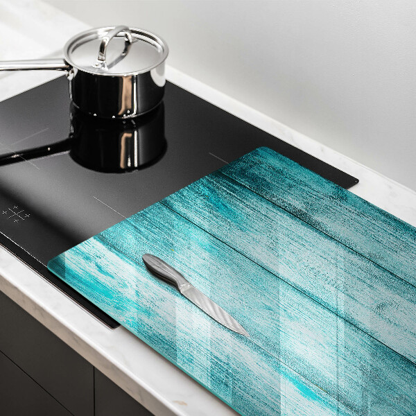 Kalené sklo za sporák Vintage drevené dosky