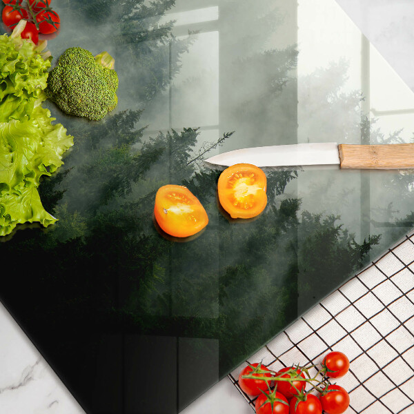 Kryt na indukčnú dosku Hmlistá lesná krajina