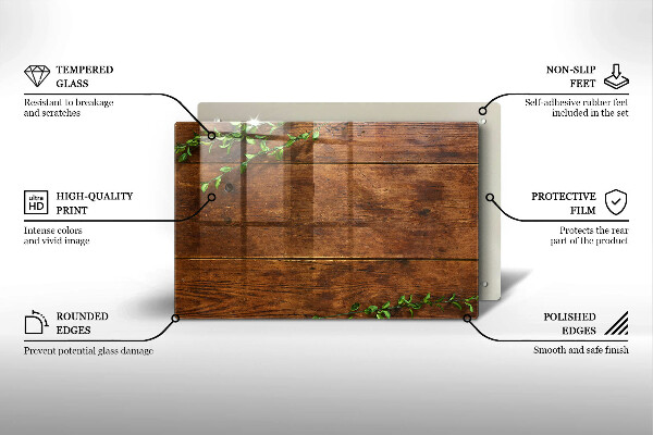 Kryt na indukčnú dosku Drevené dosky a listy