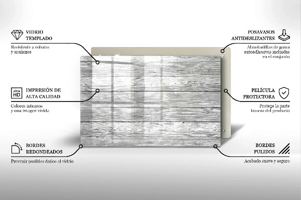 Kryt na indukčnú dosku Staré drevené dosky