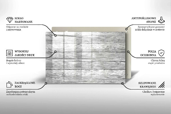 Kryt na indukčnú dosku Staré drevené dosky