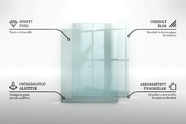 Transparentný kryt na indukčnú dosku 2x40x52 cm