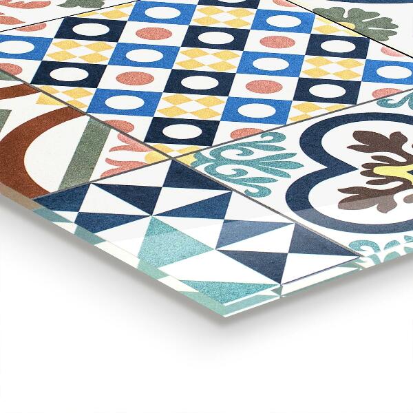 Nástenný panel  Portugalské mozaikové ozdoby