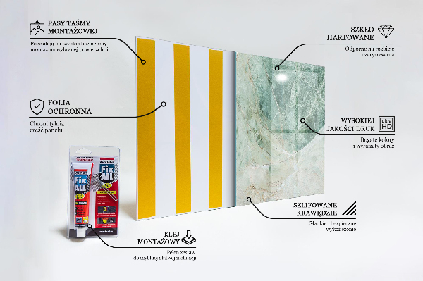 Nástenný panel  Textúra mramorového kameňa