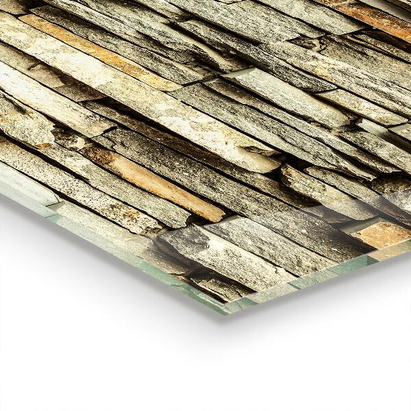 Nástenný panel  Prírodné tehly