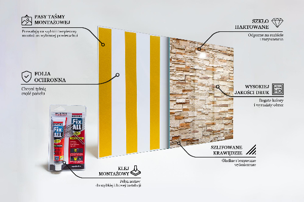 Nástenný panel  Stena z prírodného kameňa