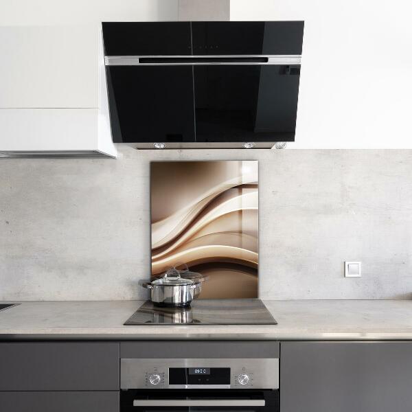 Sklenený obklad do kuchyne Abstrakcia energetických vĺn