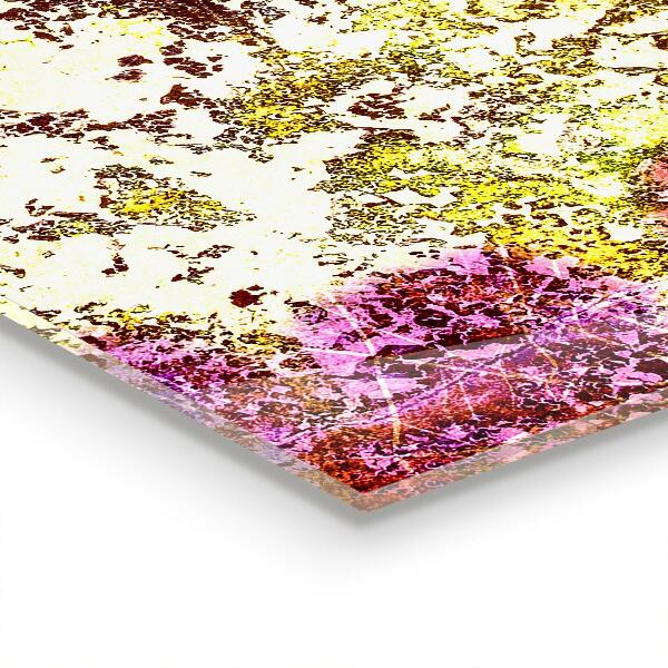 Sklenený obklad do kuchyne Oranžová abstrakcia