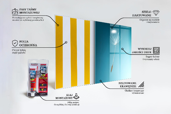 Nástenný panel  Púpava púpava vo vetre