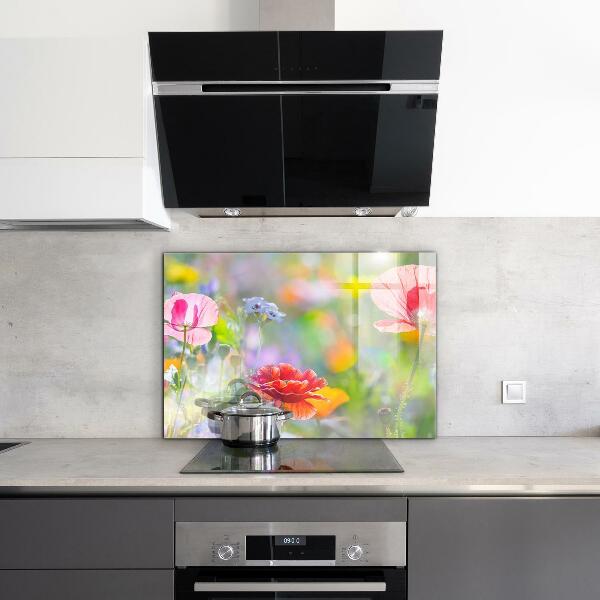 Nástenný panel  Letná maková lúka