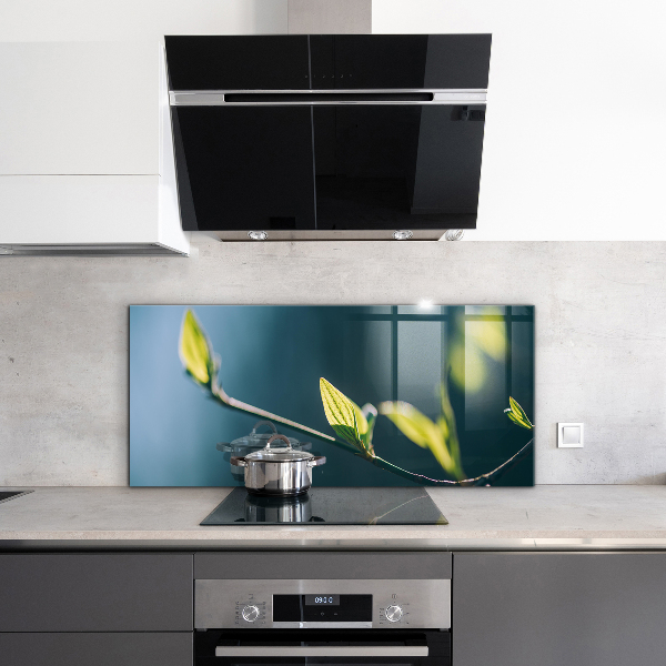 Nástenný panel  Lesklý list na konári