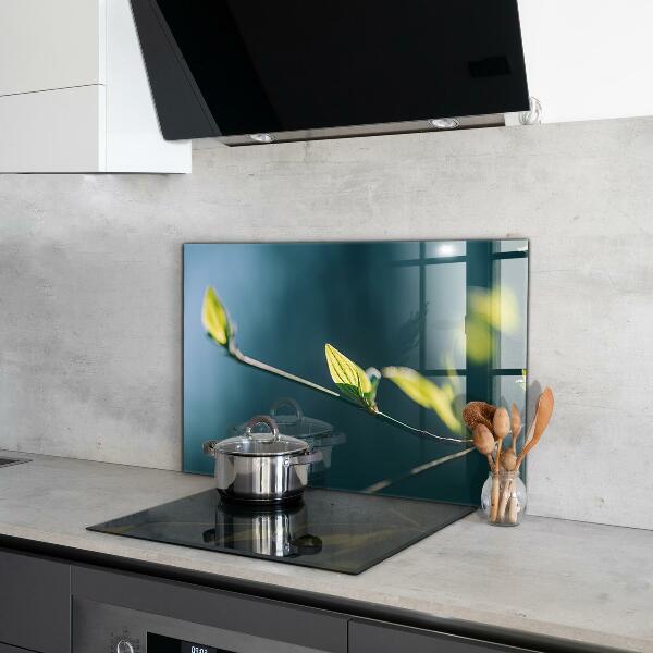 Nástenný panel  Lesklý list na konári