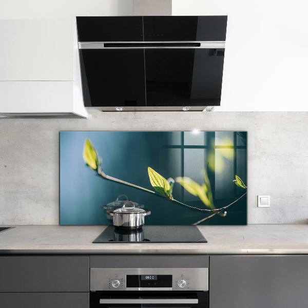 Nástenný panel  Lesklý list na konári