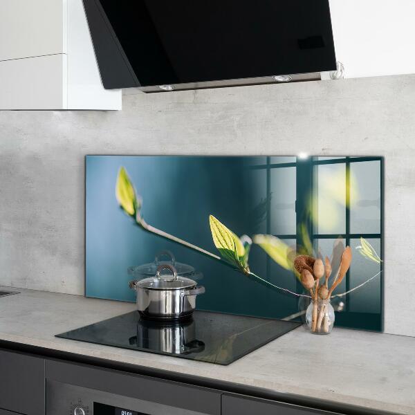 Nástenný panel  Lesklý list na konári