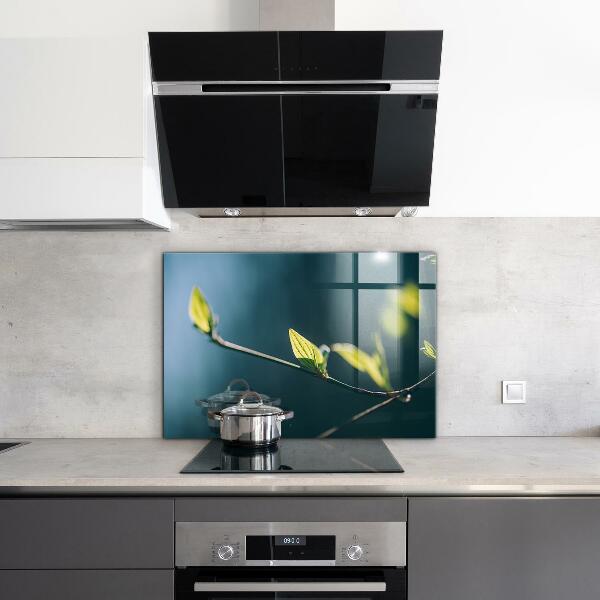 Nástenný panel  Lesklý list na konári