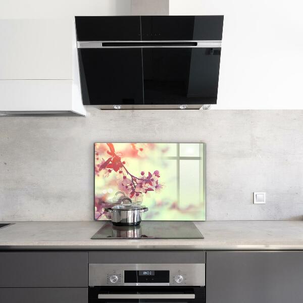 Nástenný panel  Kvitnúci ružový strom