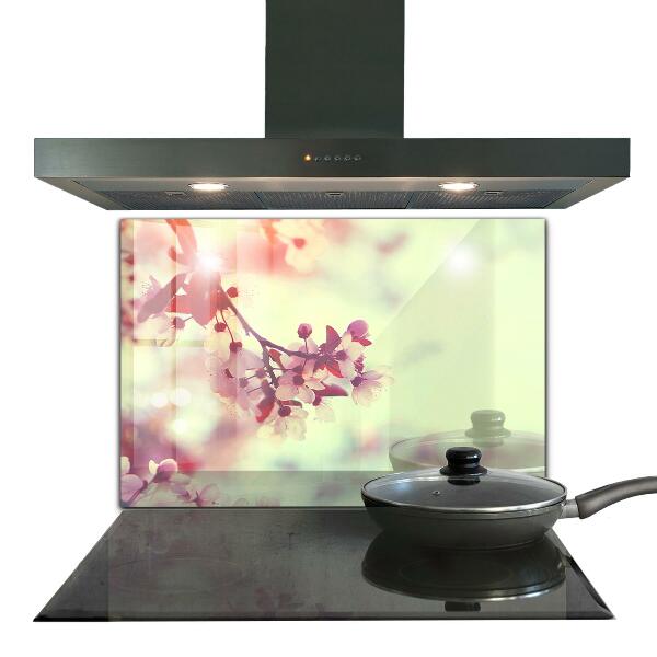 Nástenný panel  Kvitnúci ružový strom