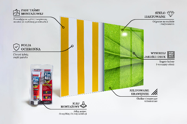 Nástenný panel  Podrobnosti o zelenom liste