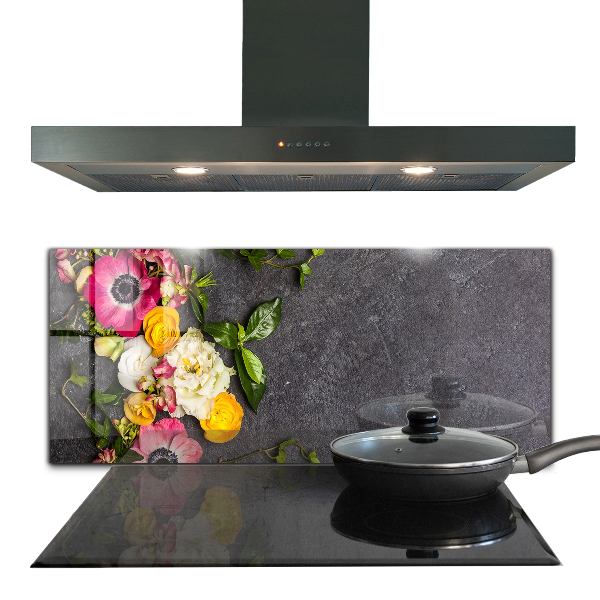 Nástenný panel  Zloženie prírodných kvetov