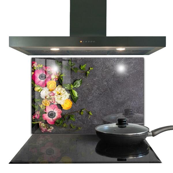 Nástenný panel  Zloženie prírodných kvetov