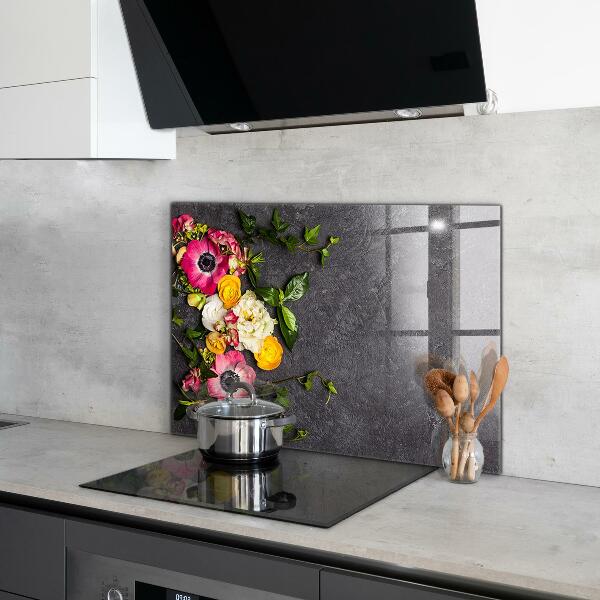 Nástenný panel  Zloženie prírodných kvetov