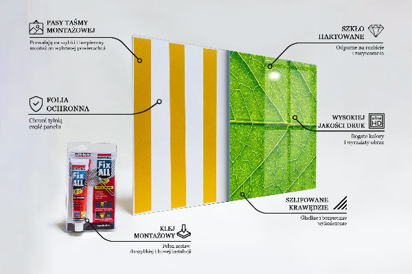 Nástenný panel  Podrobnosti o jemných listoch