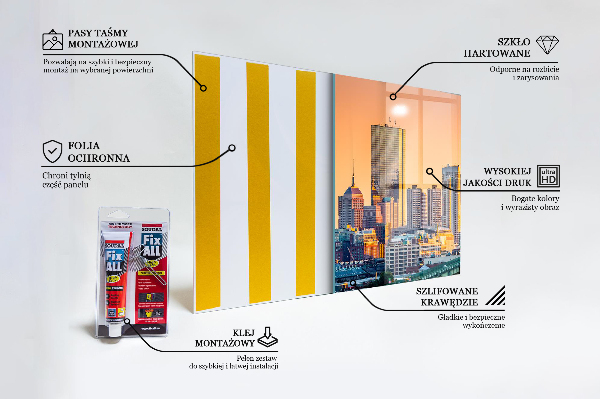 Nástenný panel  Bostonská architektúra