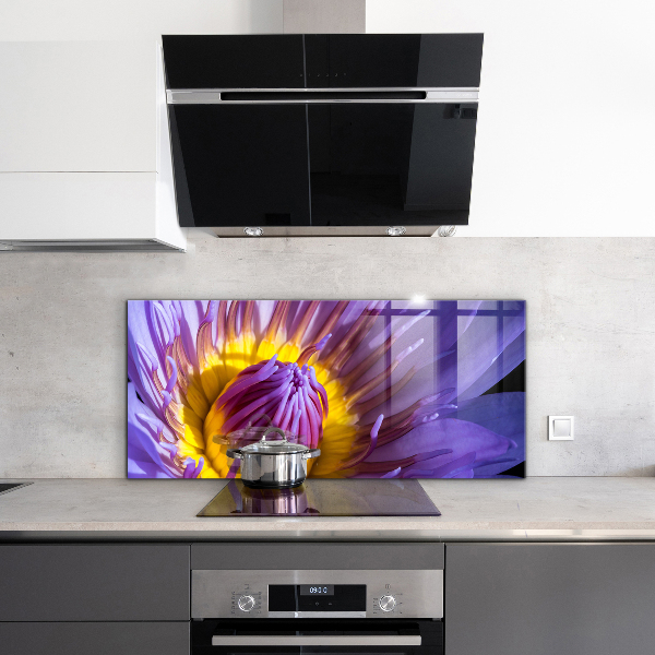 Nástenný panel  Podrobnosti o fialovom kvete