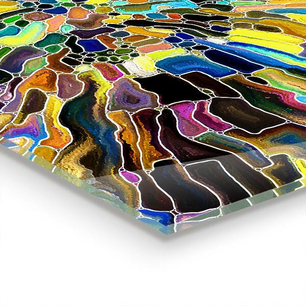 Nástenný panel  Efektná farebná mozaika