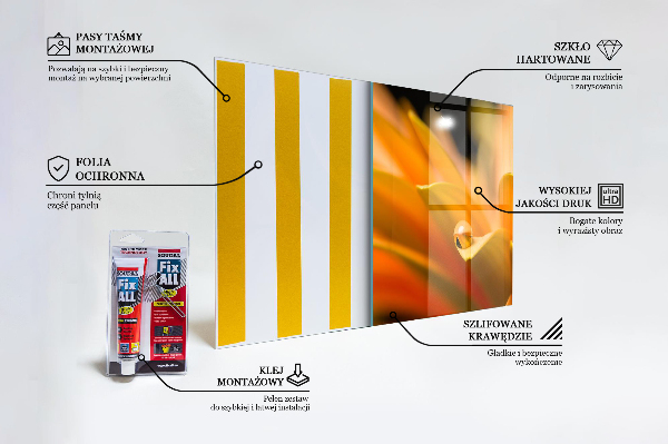 Nástenný panel  Gerber kvet