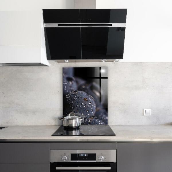 Sklenený obklad do kuchyne Šťavnaté čučoriedky