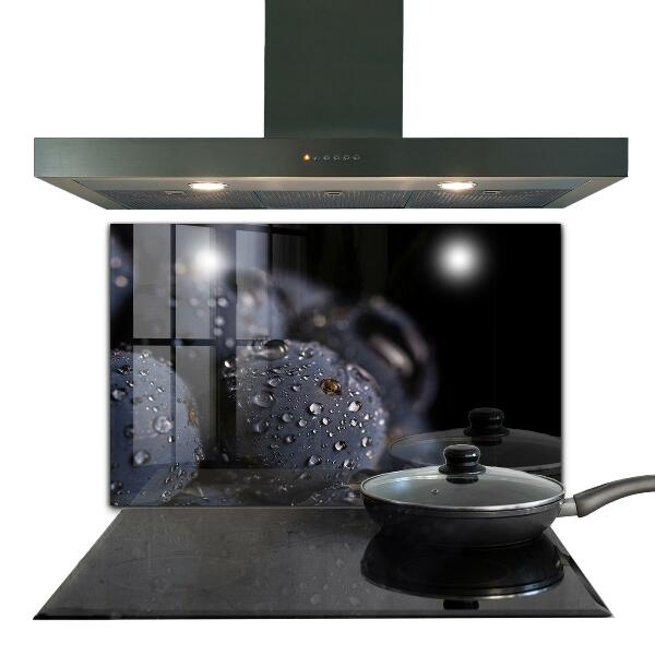 Sklenený obklad do kuchyne Šťavnaté čučoriedky