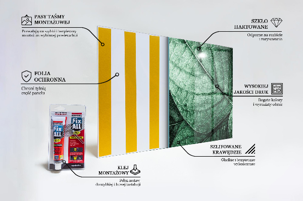 Nástenný panel  Podrobnosti o zelenom liste
