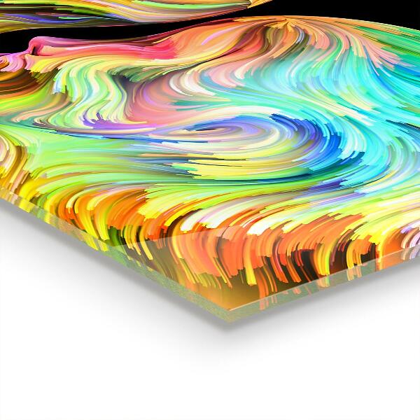 Sklenený obklad do kuchyne Umelecký portrét páru