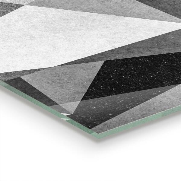 Nástenný panel  Šedá geometrická abstrakcia