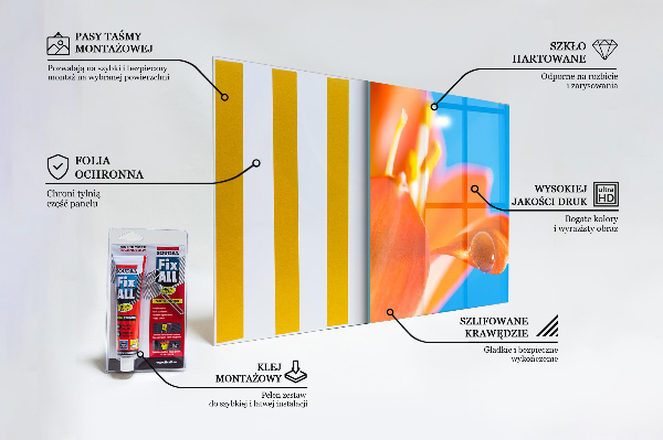 Nástenný panel  Pomarančový kvet