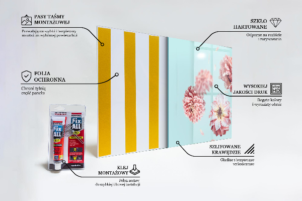 Nástenný panel  Zloženie kvety v lete